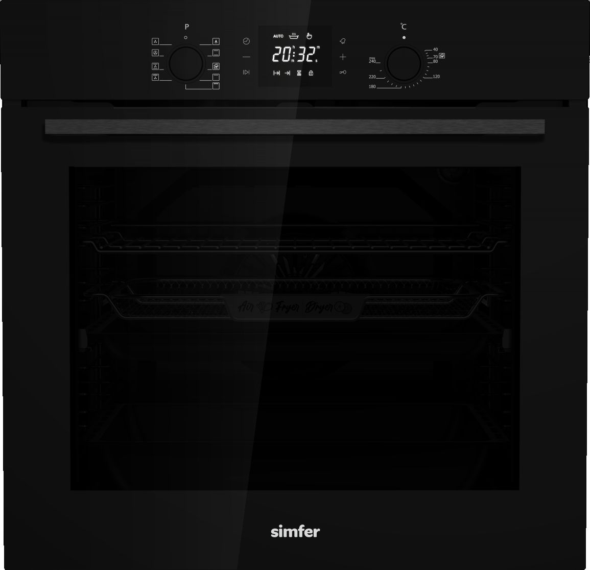 ჩასაშენებელი ღუმელი Simfer B68E9FGL
